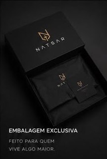 Embalagem exclusiva NATSAR com camiseta